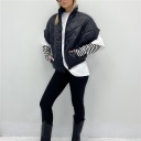 piumino smanicato trapuntato con collo alto futura